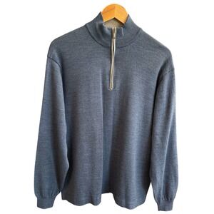 Vintage Valda Collection Italy Wool Blend High Neck Sweater XL Made In Italy #13